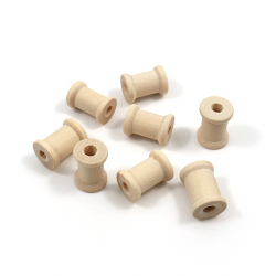 Катушка #25-198 украшение дерев. 1,4х2 см 1/50 шт