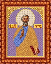 Канва для бисера КБИ-5069 Св. Апостол Петр 13х17 см