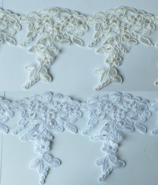 Кружево свадебное Е758В 1/15 ярд Кружево свадебное Е758В 1/15 ярд
