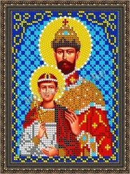 Pисунок на ткани для вышивания бисером 832М «Св. Царь Николай»