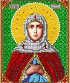 Рисунок на ткани для вышивания бисером Бис 697 "Св. Мелания" Рисунок на ткани для вышивания бисером Бис 697 "Св. Мелания"
