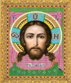 Рисунок на ткани для вышивания бисером 327М "Спас Нерукотворный" Рисунок на ткани для вышивания бисером 327М "Спас Нерукотворный"
