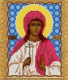Рисунок на ткани для вышивания бисером 732М "Святая Мца Алла" Рисунок на ткани для вышивания бисером 732М "Святая Мца Алла"