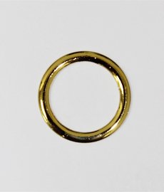 Кольцо металлическое №12446 золото