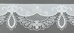 Кружево плетёное с капроновыми вставками X5882-1 3 ярд