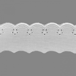 Прошва №TC198 ш.5 см белый  1/15 ярд