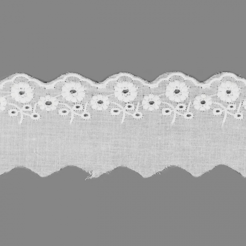 Прошва №TC216 ш.5 см белый  1/15 ярд