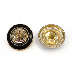 Пуговица металл. B35 23 мм, 1/25 шт