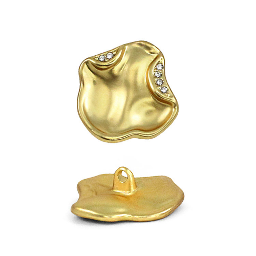 Пуговица №П-1113  36L (мат. золото) 1/15 шт