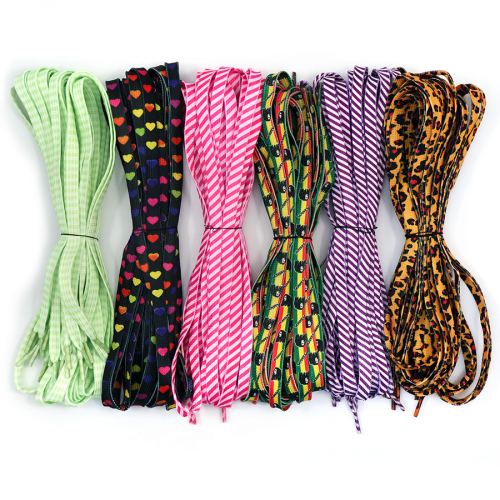 Шнурки обувные набор №3 (детские) 110 см, ш.10 мм 1/30 пар