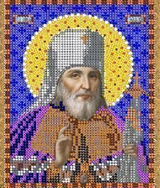 Рисунок на ткани для вышивания бисером 757М "Святой Павел Тобольский" Рисунок на ткани для вышивания бисером 757М "Святой Павел Тобольский"