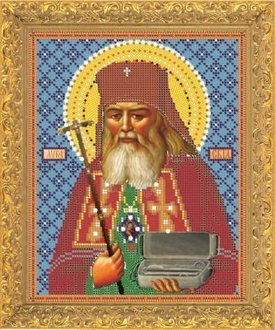 Рисунок на ткани для вышивания бисером Бис 417 "Святой Лука Крымский" Рисунок на ткани для вышивания бисером Бис 417 "Святой Лука Крымский"