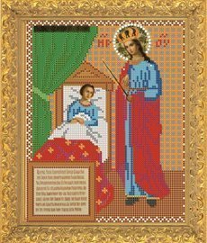 Рисунок на ткани для вышивания бисером 358М "Образ Прсв. Богородицы Целительница" Рисунок на ткани для вышивания бисером 358М "Образ Прсв. Богородицы Целительница"