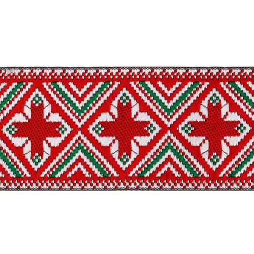 Тесьма жаккард №R4743 ш.5 см 1/9 м